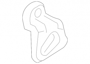 Black hood release handle for Audi A3 22-26 interior
