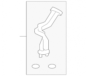 Air conditioning hose to the condenser of a Nissan Murano z51 09-14