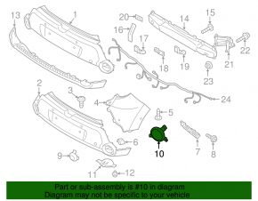 Reflector rear right Kia Soul 14-16 prerest