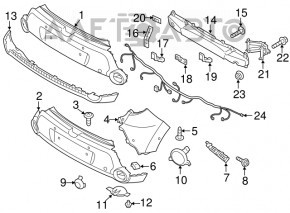 Reflector rear right Kia Soul 14-16 prerest