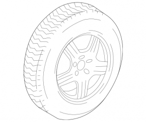 Spare tire for Mercedes W167 GLE 350 450 20-23 R19 155/80