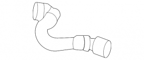 Cooling pipe Mercedes C-class 43 AMG W206 23-26 from the expansion tank