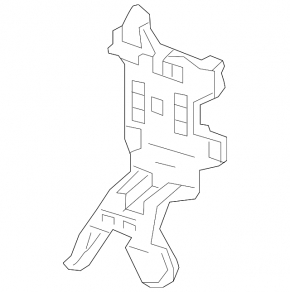 Bracket BCM Mercedes W213 E 17-23 in the trunk