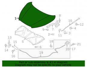 Nissan Kicks 18-25 bare hood