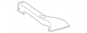 Battery air duct Lexus GS450h 07-08 No. 3