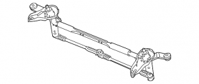 Windscreen wiper linkage with Mazda 6 14-17 engine for northern regions