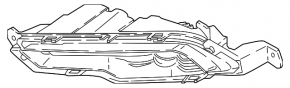 Fog light left fog lamp Ford Explorer 18-19 LED