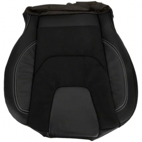 Passenger seat Ford Edge 19-24 with airbag, electric, heated, ventilated, combined black leather with gray stitching