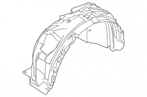 Front left mudguard Ford Escape MK4 20-