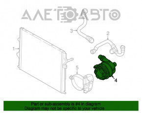 Auxiliary Cooling Pump Bracket BMW F30 17-18 B46