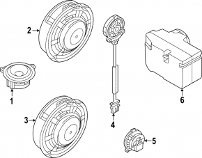 Volkswagen ID.4 21-23 dashboard speaker