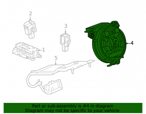 Chevrolet Cruze 16- steering wheel cable
