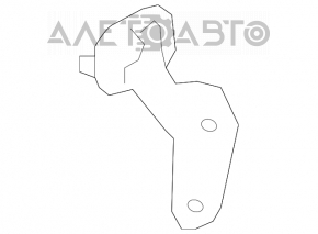 Left tailgate hinge for Mercedes X164 GL