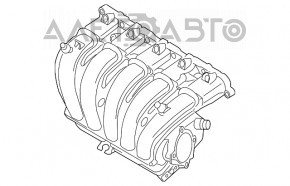 Intake manifold VW Passat b7 USA 2.5