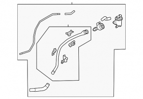 Fuel filler neck Hyundai Tucson 22-25 1.6T HEV