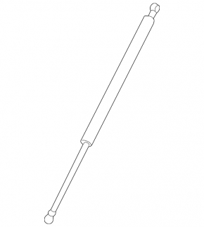 Left tailgate shock absorber for Volvo XC60 10-17