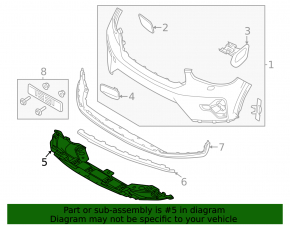 Front bumper guard for Volvo C40 22-24