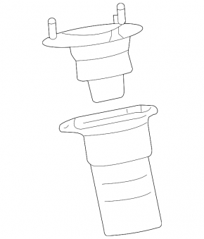 Front shock absorber support right Lexus LS460 07-12 rwd
