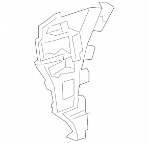 Front bumper bracket left Audi Q8 19-23 large