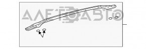 Longitudinal roof rail left Lexus RX300 RX330 RX350 RX400h 04-09