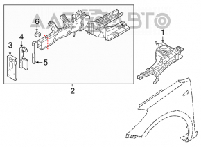 Front left quarter Kia Forte 4d 14-14 prerest