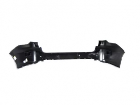 Bare rear bumper Dodge Durango 11-13 for parking sensors and BSM, white, cracked mount