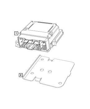 Jeep Grand Cherokee WK2 18-22 SRS Airbag Computer Module