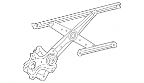 Window lift mechanism front right Lexus CT200h 11-17