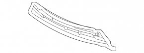 Lower grille front bumper Acura MDX 17-20 rest