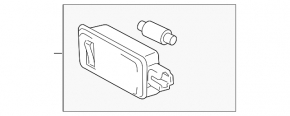 Toyota Prius 2009 trunk light