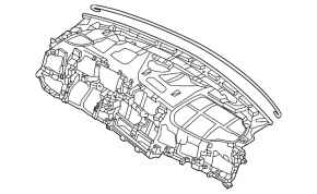 Kia Sportage 23-25 HEV dashboard frame
