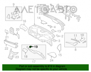 Ignition Start-Stop Button Hyundai Azera 12-17