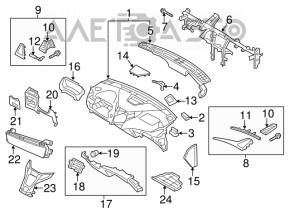 Ignition Start-Stop Button Hyundai Azera 12-17