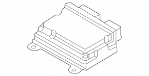 SRS airbag module, airbag computer, Hyundai Tucson 22 1.6T HEV