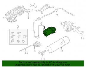 Porsche Panamera 17-23 air suspension compressor