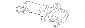 Rear left parking brake actuator for a 19-26 Porsche Cayenne