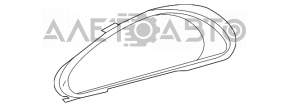 Mercedes W211 E550 instrument cluster trim (USA)