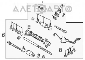 Steering rack Mazda3 MPS 09-13