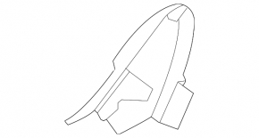 Driver's seat cover right Ford Mustang Mach-E 21-26 black, outer, scratches