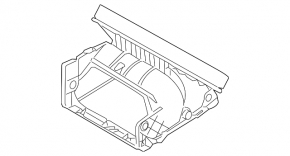Heater housing upper part Audi Q3 8U 15-18