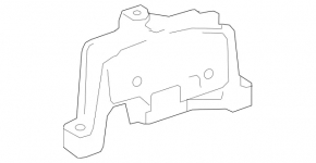 Right engine mount for Mercedes CLA 250 14-19
