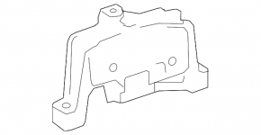 Right engine mount Mercedes CLA 250 14-19
