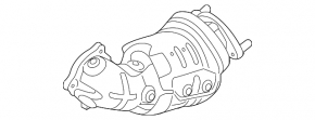 Catalyst Hyundai Sonata 15-17 1.6T