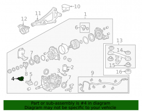 Acura MDX 14-15 AWD Automatic Transmission Oil Temperature Sensor