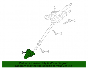 Volvo XC60 18-26 Electric Steering Joint Seal, Without Rods