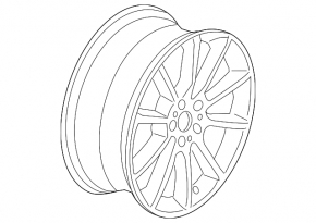 Wheel disk R18 281 style BMW 5 F10 09-16 9x18