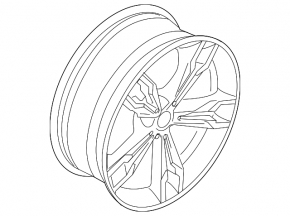 Wheel disk R20 8J ET:30 BMW 5 G30 17-23 668M style