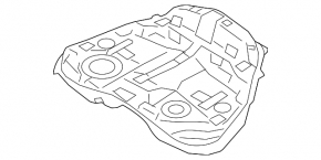 Fuel tank Subaru Impreza WRX GH 10-11 2.5T