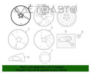 Wheel disk R18 Lexus RX350 RX450h 16-22