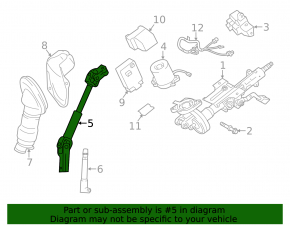 Toyota Rav4 13-18 steering shaft